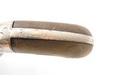 ENGRAVED Antique ALLEN & THURBER .31 Bar Hammer NORWICH Pepperbox BELLY GUN First American Double Action Revolving Pistol - Image 9 of 18