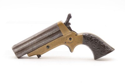 CIVIL WAR Era Antique C. SHARPS .22 PEPPERBOX Wild West RIVERBOAT GAMBLERMfg. 1859-74 Model 1 Pocket Pepperbox Revolver - Image 2 of 19