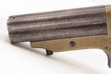 CIVIL WAR Era Antique C. SHARPS .22 PEPPERBOX Wild West RIVERBOAT GAMBLERMfg. 1859-74 Model 1 Pocket Pepperbox Revolver - Image 5 of 19