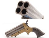 CIVIL WAR Era Antique C. SHARPS .22 PEPPERBOX Wild West RIVERBOAT GAMBLERMfg. 1859-74 Model 1 Pocket Pepperbox Revolver