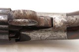 CIVIL WAR Era Antique BLUNT & SYMS Percussion PEPPERBOX Pistol WILD WESTScarce ENGRAVED Underhammer Ring Trigger Revolver - Image 11 of 16