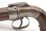 CIVIL WAR Era Antique ALLEN & WHEELOCK .31 PERCUSSION Pepperbox GOLD RUSH - Image 4 of 25