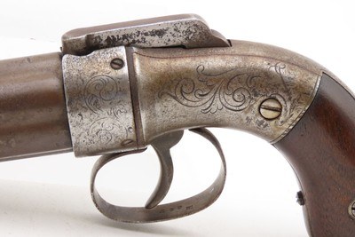 CIVIL WAR Era Antique ALLEN & WHEELOCK .31 PERCUSSION Pepperbox GOLD RUSH - Image 4 of 25