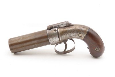 CIVIL WAR Era Antique ALLEN & WHEELOCK .31 PERCUSSION Pepperbox GOLD RUSH - Image 2 of 25