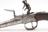 EUROPEAN Antique FLINTLOCK Boxlock SCREW BARREL Self Defense POCKET PistolSMALL Early 1800s Self Defense BELT/MUFF Pistol - Image 4 of 17