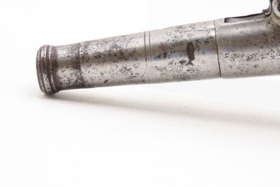 EUROPEAN Antique FLINTLOCK Boxlock SCREW BARREL Self Defense POCKET PistolSMALL Early 1800s Self Defense BELT/MUFF Pistol - Image 5 of 17