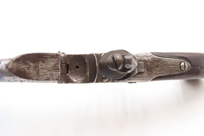 EUROPEAN Antique FLINTLOCK Boxlock SCREW BARREL Self Defense POCKET PistolSMALL Early 1800s Self Defense BELT/MUFF Pistol - Image 8 of 17