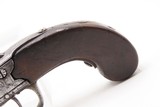 EUROPEAN Antique FLINTLOCK Boxlock SCREW BARREL Self Defense POCKET PistolSMALL Early 1800s Self Defense BELT/MUFF Pistol - Image 3 of 17