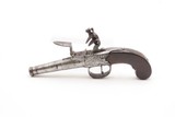EUROPEAN Antique FLINTLOCK Boxlock SCREW BARREL Self Defense POCKET PistolSMALL Early 1800s Self Defense BELT/MUFF Pistol - Image 2 of 17