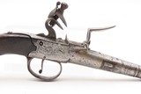 EUROPEAN Antique FLINTLOCK Boxlock SCREW BARREL Self Defense POCKET PistolSMALL Early 1800s Self Defense BELT/MUFF Pistol - Image 16 of 17