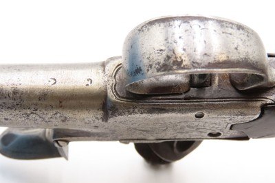 EUROPEAN Antique FLINTLOCK Boxlock SCREW BARREL Self Defense POCKET PistolSMALL Early 1800s Self Defense BELT/MUFF Pistol - Image 12 of 17