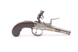EUROPEAN Antique FLINTLOCK Boxlock SCREW BARREL Self Defense POCKET PistolSMALL Early 1800s Self Defense BELT/MUFF Pistol - Image 14 of 17