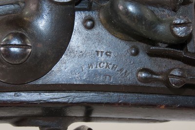 Antique WICKHAM U.S. M1816 MEXICAN-AMERICAN WAR Flintlock Musket w/BAYONETWith 1826 Dated LOCK and BARREL TANG - Image 18 of 22