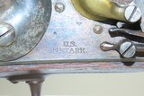 NATHAN STARR & CO Antique U.S. Contract Model 1817 Flintlock “COMMON RIFLE” SCARCE 1 of 10,200 Original Flintlock! - Image 6 of 21