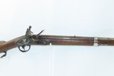 NATHAN STARR & CO Antique U.S. Contract Model 1817 Flintlock “COMMON RIFLE” SCARCE 1 of 10,200 Original Flintlock! - Image 4 of 21