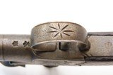 REVOLUTIONARY WAR Era Antique British TURNER & CO. Boxlock FLINTLOCK Pistol ENGRAVED London Made POCKET/MUFF Self Defense Gun - 12 of 18