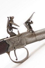 REVOLUTIONARY WAR Era Antique British TURNER & CO. Boxlock FLINTLOCK Pistol ENGRAVED London Made POCKET/MUFF Self Defense Gun - 17 of 18