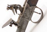 REVOLUTIONARY WAR Era Antique British TURNER & CO. Boxlock FLINTLOCK Pistol ENGRAVED London Made POCKET/MUFF Self Defense Gun - 4 of 18