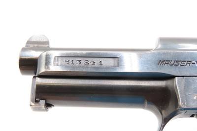 Desirable WORLD WAR II Era German MAUSER M1934 7.65mm Semi-Auto Pistol C&RNINE ROUND CAPACITY Chambered in .32 ACP (7.65mm) - Image 7 of 20