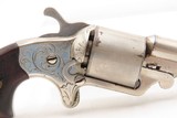 ENGRAVED CIVIL WAR Antique NATIONAL ARMS Moore’s Patent Teat-Fire RevolverHandgun that Circumvented S&W’s ROLLIN WHITE Patent - Image 16 of 17