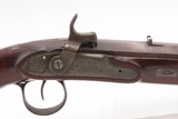 c1830s-40s R. ROGERS Rare PILL-PRIMED Antique TRANSITIONAL Utica, NY Pistol Also known as the “PILLOCK” Firing System - Image 4 of 18