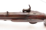 c1830s-40s R. ROGERS Rare PILL-PRIMED Antique TRANSITIONAL Utica, NY Pistol Also known as the “PILLOCK” Firing System - Image 13 of 18