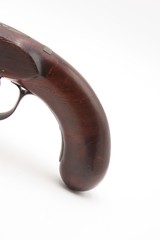 c1830s-40s R. ROGERS Rare PILL-PRIMED Antique TRANSITIONAL Utica, NY Pistol Also known as the “PILLOCK” Firing System - Image 16 of 18