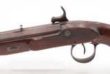 c1830s-40s R. ROGERS Rare PILL-PRIMED Antique TRANSITIONAL Utica, NY Pistol Also known as the “PILLOCK” Firing System - Image 17 of 18