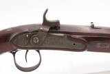 c1830s-40s R. ROGERS Rare PILL-PRIMED Antique TRANSITIONAL Utica, NY Pistol Also known as the “PILLOCK” Firing System - Image 4 of 18