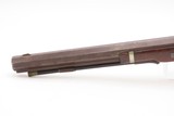 c1830s-40s R. ROGERS Rare PILL-PRIMED Antique TRANSITIONAL Utica, NY Pistol Also known as the “PILLOCK” Firing System - Image 18 of 18