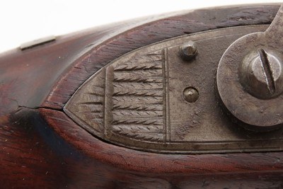 c1830s-40s R. ROGERS Rare PILL-PRIMED Antique TRANSITIONAL Utica, NY Pistol Also known as the “PILLOCK” Firing System - Image 6 of 18