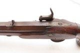 c1830s-40s R. ROGERS Rare PILL-PRIMED Antique TRANSITIONAL Utica, NY Pistol Also known as the “PILLOCK” Firing System - Image 13 of 18