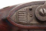 c1830s-40s R. ROGERS Rare PILL-PRIMED Antique TRANSITIONAL Utica, NY Pistol Also known as the “PILLOCK” Firing System - Image 6 of 18