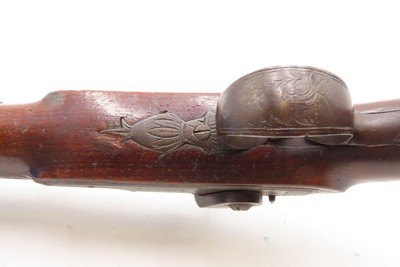 c1830s-40s R. ROGERS Rare PILL-PRIMED Antique TRANSITIONAL Utica, NY Pistol Also known as the “PILLOCK” Firing System - Image 10 of 18