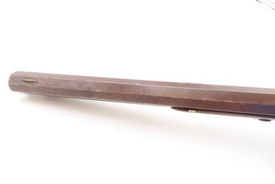 c1830s-40s R. ROGERS Rare PILL-PRIMED Antique TRANSITIONAL Utica, NY Pistol Also known as the “PILLOCK” Firing System - Image 14 of 18