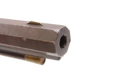 c1830s-40s R. ROGERS Rare PILL-PRIMED Antique TRANSITIONAL Utica, NY Pistol Also known as the “PILLOCK” Firing System - Image 8 of 18