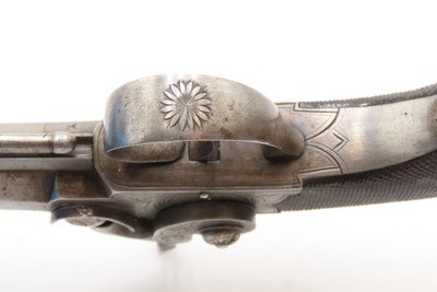ENGRAVED Antique British RICHARDSON Boxlock Percussion SELF DEFENSE Pistol“LIVERPOOL” 1840s SIDEHAMMER Coat/Pocket Pistol - Image 25 of 25