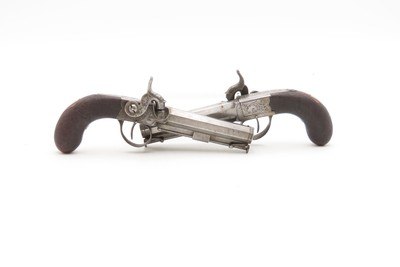ENGRAVED Antique British RICHARDSON Boxlock Percussion SELF DEFENSE Pistol“LIVERPOOL” 1840s SIDEHAMMER Coat/Pocket Pistol - Image 18 of 25