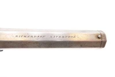 ENGRAVED Antique British RICHARDSON Boxlock Percussion SELF DEFENSE Pistol“LIVERPOOL” 1840s SIDEHAMMER Coat/Pocket Pistol - Image 9 of 25