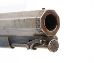 ENGRAVED Antique British RICHARDSON Boxlock Percussion SELF DEFENSE Pistol“LIVERPOOL” 1840s SIDEHAMMER Coat/Pocket Pistol - Image 6 of 25