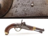 FRENCH Antique TULLE ARSENAL M1822 Percussion Conversion MILITARY Pistol1862 Conversion Dated Possibly for CIVIL WAR Use - Image 6 of 19