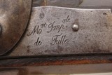FRENCH Antique TULLE ARSENAL M1822 Percussion Conversion MILITARY Pistol1862 Conversion Dated Possibly for CIVIL WAR Use - Image 19 of 19