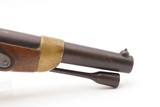 FRENCH Antique TULLE ARSENAL M1822 Percussion Conversion MILITARY Pistol1862 Conversion Dated Possibly for CIVIL WAR Use - Image 7 of 19