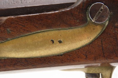 FRENCH Antique TULLE ARSENAL M1822 Percussion Conversion MILITARY Pistol1862 Conversion Dated Possibly for CIVIL WAR Use - Image 15 of 19