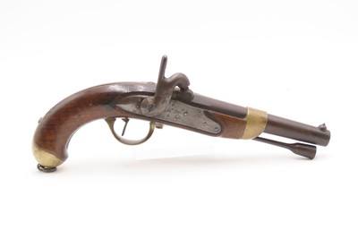 FRENCH Antique TULLE ARSENAL M1822 Percussion Conversion MILITARY Pistol1862 Conversion Dated Possibly for CIVIL WAR Use - Image 9 of 19