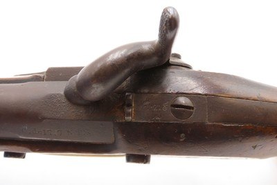 FRENCH Antique TULLE ARSENAL M1822 Percussion Conversion MILITARY Pistol1862 Conversion Dated Possibly for CIVIL WAR Use - Image 3 of 19