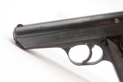 CZECH CZ Model 50 SEMI-AUTO 7.65mm .32 ACP Pistol C&R w/HOLSTER & EXTRA MAG SELF DEFENSE GUN Made in STRAKONICE, CZECHOSLOVAKIA - Image 7 of 20