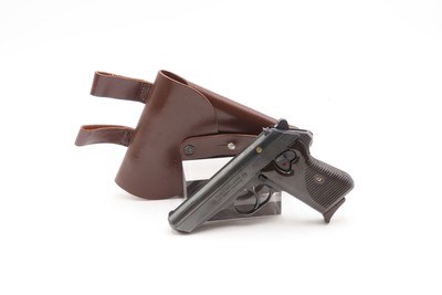 CZECH CZ Model 50 SEMI-AUTO 7.65mm .32 ACP Pistol C&R w/HOLSTER & EXTRA MAG SELF DEFENSE GUN Made in STRAKONICE, CZECHOSLOVAKIA - Image 2 of 20