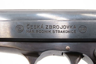 CZECH CZ Model 50 SEMI-AUTO 7.65mm .32 ACP Pistol C&R w/HOLSTER & EXTRA MAG SELF DEFENSE GUN Made in STRAKONICE, CZECHOSLOVAKIA - Image 8 of 20