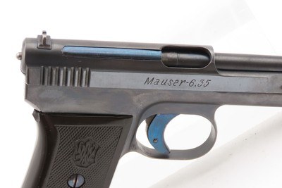 Mauser M1910 6.35mm Semi-Automatic C&R POCKET Pistol w/HOLSTER & EXTRA MAGGerman Side Arm Chambered in .25 ACP Browning Auto - Image 22 of 23